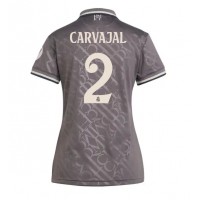 Maglia Calcio Real Madrid Daniel Carvajal #2 Terza Divisa Donna 2024-25 Manica Corta